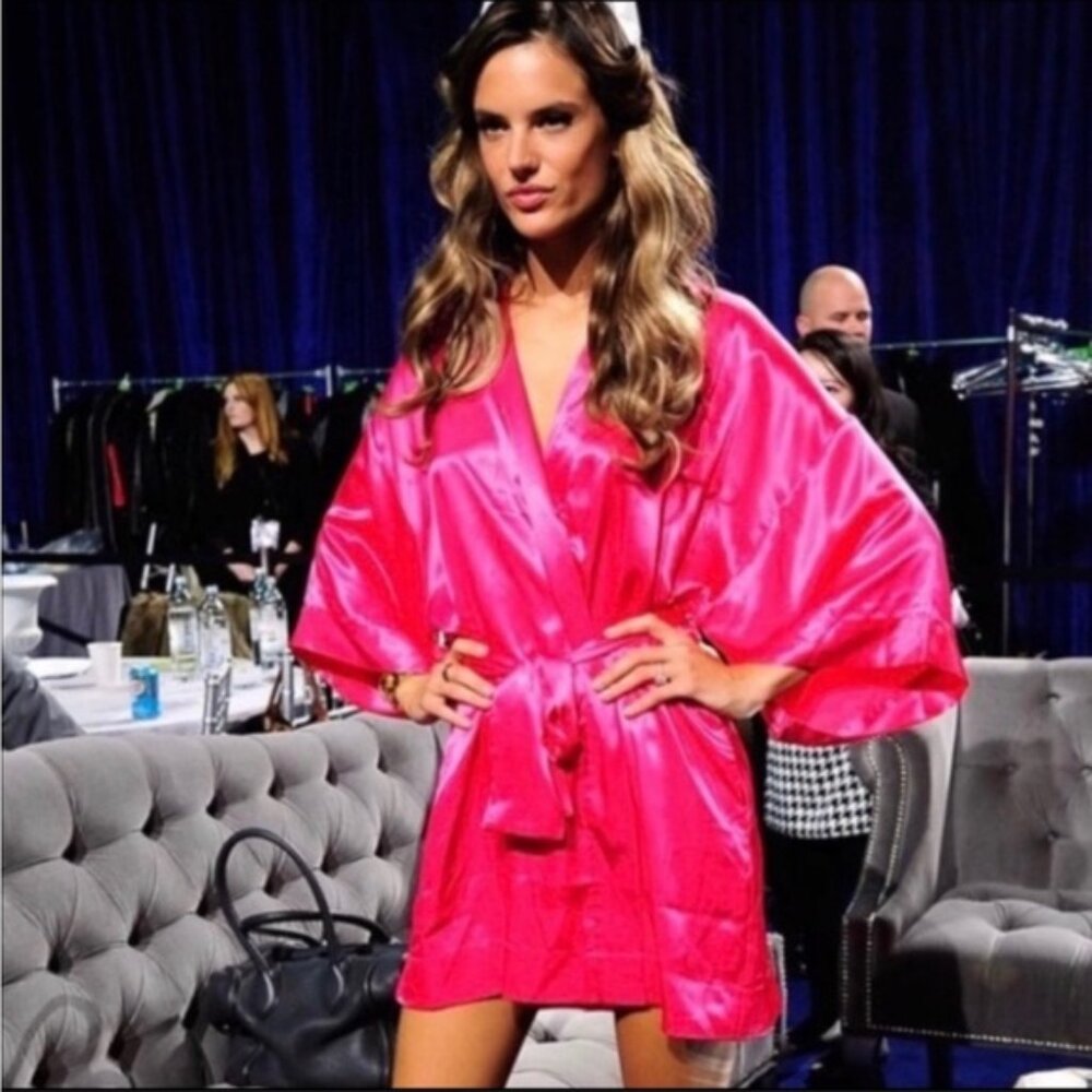 Victoria's Secret Vintage Satin Kimono Robe